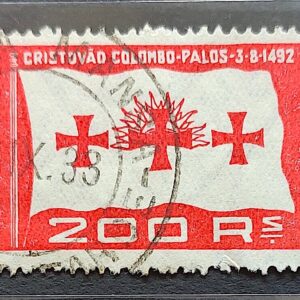 C 58 Selo Cristóvão Colombo 1933 3 Circulado