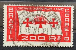 C 58 Selo Cristóvão Colombo 1933 4 Circulado