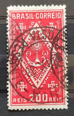 C 59 Selo Congresso Eucaristico Salvador Religiao 1933 2 Circulado