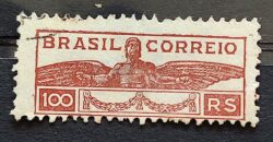 C 64 Selo Sobretaxa Pro Aeroportos Aviao Aviacao 1933 5 Circulado