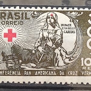 C 89 Selo Conferencia Pan Americana da Cruz Vermelha Saúde 1935 1