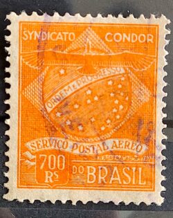K2 Selo Syndicato Condor Servico Postal Aereo 1927 Circulado