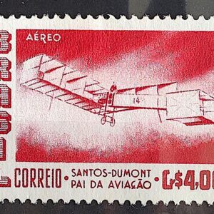 A 82 Selo Aereo Santos Dumont Aviao Aviacao 14 Bis 1956 1