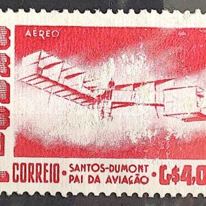 A 82 Selo Aereo Santos Dumont Aviao Aviacao 14 Bis 1956 2