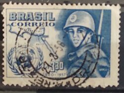 A 86 Selo Aereo Exercito Conflito Canal de Suez Militar Mapa 1957 Circulado 4