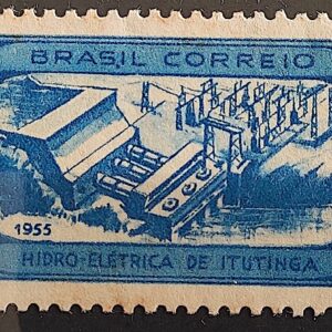C 357 Selo Usina Hidreletrica de Itutinga Minas Gerais Energia Economia 1955 1