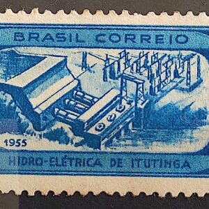C 357 Selo Usina Hidreletrica de Itutinga Minas Gerais Energia Economia 1955 2