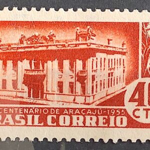 C 360 Selo Centenario de Aracaju Sergipe Cana de Acucar Economia 1955