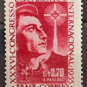 C 366 Selo Congresso Eucaristico Internacional Religiao 1955 2