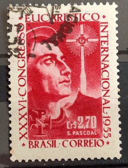C 366 Selo Congresso Eucaristico Internacional Religiao 1955 Circulado 11