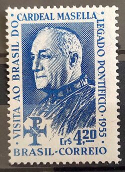 C 367 Selo Visita Cardeal Masella Religiao 1955 1