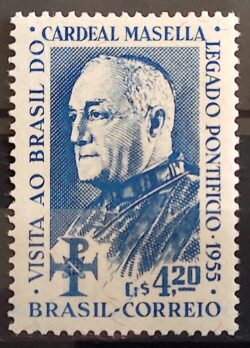 C 367 Selo Visita Cardeal Masella Religiao 1955 3