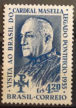 C 367 Selo Visita Cardeal Masella Religiao 1955 5