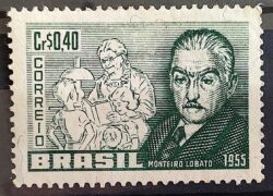 C 370 Selo Monteiro Lobato Escritor Literatura Personalidade 1955