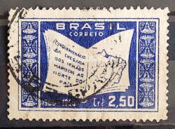 C 380 Selo Cinquentenario Irmaos Maristas Religiao Educacao 1956 Circulado 1