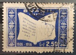 C 380 Selo Cinquentenario Irmaos Maristas Religiao Educacao 1956 Circulado 10