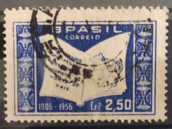 C 380 Selo Cinquentenario Irmaos Maristas Religiao Educacao 1956 Circulado 7