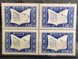 C 380 Selo Cinquentenario Irmaos Maristas Religiao Educacao 1956 Quadra 1