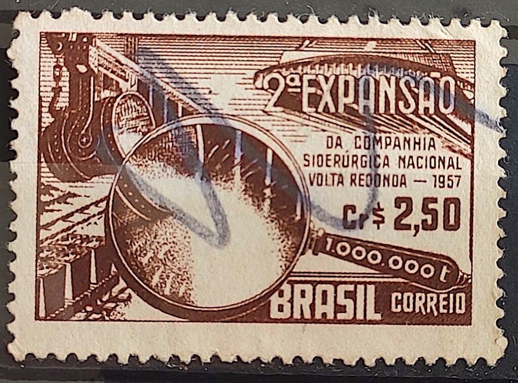 C 385 Selo Companhia Siderurgica Nacional Volta Redonda Industria