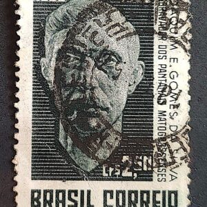 C 386 Selo Joaquim Eugenio Gomes da Silva Pantanal Mato Grosso Personalidade 1957 Circulado 1