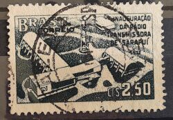 C 397 Selo Estacao Radio Transmissora Sarapui Comunicacao 1957 Circulado 1