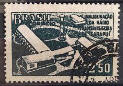 C 397 Selo Estacao Radio Transmissora Sarapui Comunicacao 1957 Circulado 3