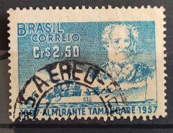 C 398 Selo Almirante Tamandare Marinha Militar Navio 1957 Circulado 11