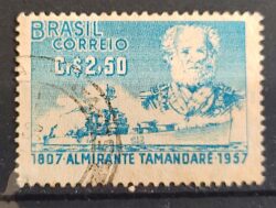 C 398 Selo Almirante Tamandare Marinha Militar Navio 1957 Circulado 13