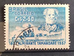 C 398 Selo Almirante Tamandare Marinha Militar Navio 1957 Circulado 14