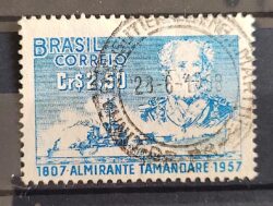 C 398 Selo Almirante Tamandare Marinha Militar Navio 1957 Circulado 18