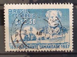 C 398 Selo Almirante Tamandare Marinha Militar Navio 1957 Circulado 20