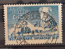 C 398 Selo Almirante Tamandare Marinha Militar Navio 1957 Circulado 9