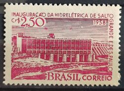 C 408 Selo Usina Hidreletrica de Salto Grande Energia Economia 1958