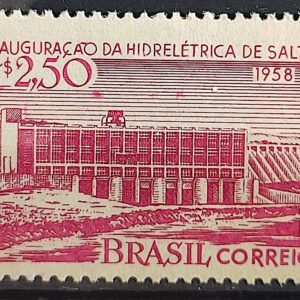 C 408 Selo Usina Hidreletrica de Salto Grande Energia Economia 1958 1