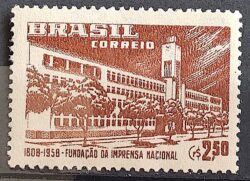 C 409 Selo Sesquicentenario da Imprensa Oficial Comunicacao 1958 1