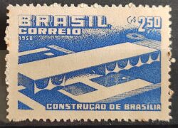 C 418 Selo Construcao de Braslia 1958 1