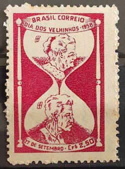 C 423 Selo Dia dos Velhinhos 1958 1