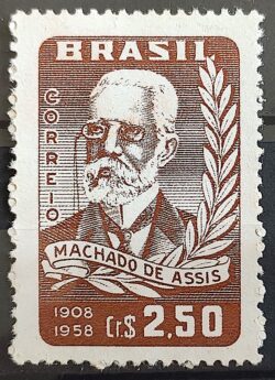 C 424 Selo Machado de Assis Escritor Literatura 1958 1