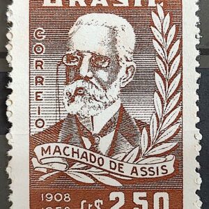 C 424 Selo Machado de Assis Escritor Literatura 1958 1
