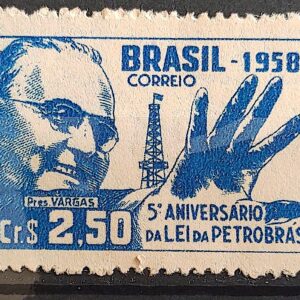 C 425 Selo Petrobras Petroleo Energia Economia Presidente Getulio Vargas 1958