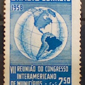 C 426 Selo Congresso de Municipios Mapa 1958