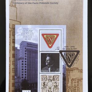 Edital 2019 05 Centenario Sociedade Philatelica Paulista SPP Servico Postal Sem Selo