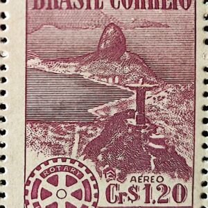 A 64 Selo Aereo Convencao Internacional do Rotary Club Rio de Janeiro 1948 1