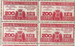C 111 Selo Feira Internacional de Amostras 1936 Quadra 1