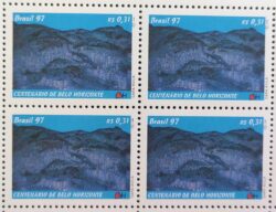 C 2068 Selo Centenario de Belo Horizonte Serra do Curral 1997 Quadra