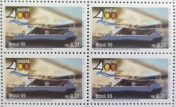 C 2181 Selo 400 Anos de Natal Forte Militar 1999 Quadra