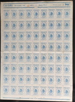 C 263 Selo 3 Centenario Sao Joao Batista de La Salle Religiao 1951 Folha