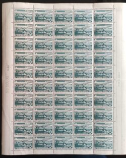 C 302 Selo Conferencia Mundial da Juventude Batista Rio de Janeiro 1953 Folha