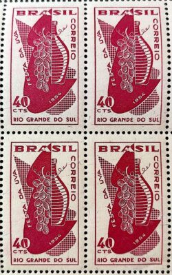 C 335 Selo Festa da Uva Caxias do Sul 1954 Quadra 1