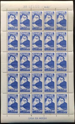 C 340 Selo Cinquentenario Irmaos Maristas Marcelino Champagnat Religiao Personalidade 1954 Folha